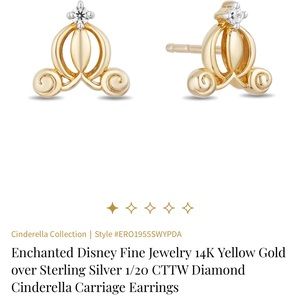 DISNEY✨14k DIAMOND✨EARRINGS
